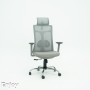 Chaise Bureau Tunisie Enjoy mesh GRIS avec Accoudoir chez WORKROOM TN