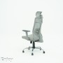 Chaise Bureau Tunisie Enjoy mesh GRIS avec Accoudoir chez WORKROOM TN