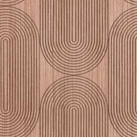 PAPIER PEINT BOIS CERCLÉ NOYER ET MARRON CLAIR - 51220717