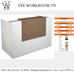 COMPTOIR D'ACCUEIL ET BUREAU D'ACCUEIL PAS CHER EN TUNISIE