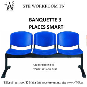 Banquette 3 Places smart En Tunisie - Confort & Élégance | WorkRoom TN