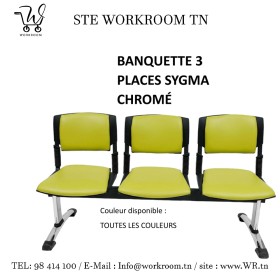 Banquette 3 Places Sigma Banquette 3 Places En Tunisie - Confort & Élégance | WorkRoom TN