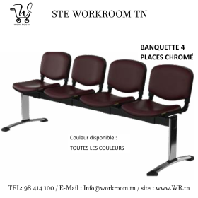Banquette 4 Places En Tunisie - Confort & Élégance | WorkRoom TN