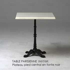 TABLE PARISIENNE EN TUNISIE

Table en ISOTOP OU HPL avec socle en fonte peinture epoxy