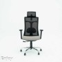 Chaise Bureau Tunisie Enjoy mesh Greige avec Accoudoir chez WORKROOM TN