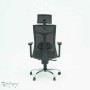 Chaise Bureau Tunisie Enjoy mesh Greige avec Accoudoir chez WORKROOM TN