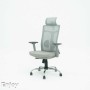 Chaise Bureau Tunisie Enjoy mesh Greige avec Accoudoir chez WORKROOM TN