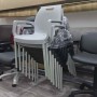 Chaise AICHA à piètement en aluminium pour cafés, restaurants et terrasses en Tunisie.
