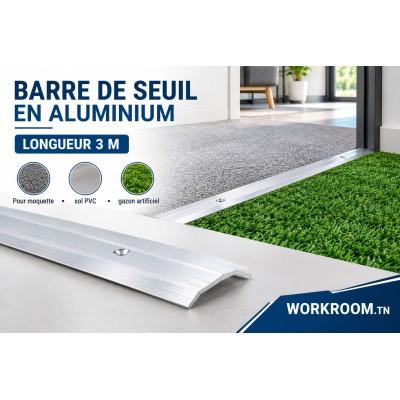 Barre de Seuil en Aluminium 3 m en Tunisie