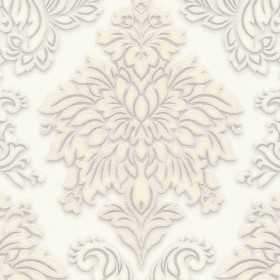 PAPIER PEINT BAROQUE BEIGE CLAIR