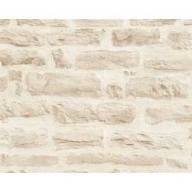 PAPIER PEINT EFFET PIERRE BLANC SABLÉ PAPIER PEINT EFFET PIERRE BLANC SABLÉ