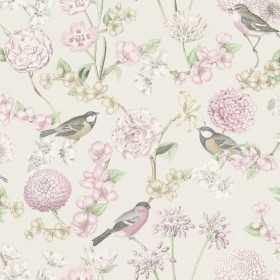 PAPIER PEINT VÉGÉTAL FLORAL CRAIE CLYNE