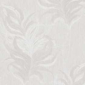 PAPIER PEINT VÉGÉTAL BAROQUE BLANC CRÈME