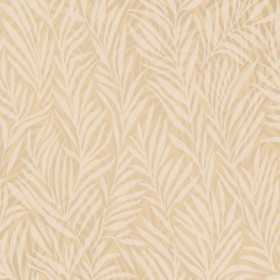 PAPIER PEINT VÉGÉTAL BEIGE CAMEL