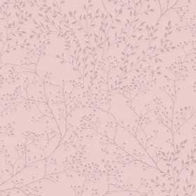 PAPIER PEINT VÉGÉTAL FLEURS ROSE