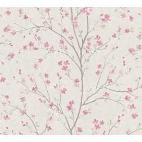 PEINT PEINT VÉGÉTAL FLEURS CERISIER ÉCRU