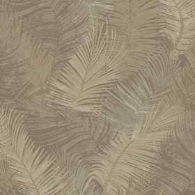 PEINT PEINT VÉGÉTAL FEUILLES MÉTALLISÉES BEIGE TAUPE