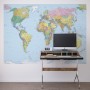 POSTER PHOTO MURAL "World Map"