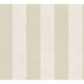 PAPIERS PEINTS RAYURES ET UNI BEIGE CRÈME MÉTALLIQUE