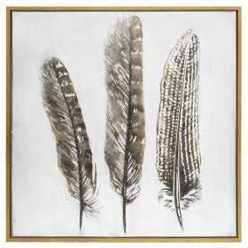 TOILE IMPRIMEE PLUMES 58X58 TOILE IMPRIMEE PLUMES 58X58