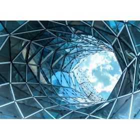 POSTERS PHOTO MURALE DESIGN MODERNE SPIRALE ARCHITECTURE