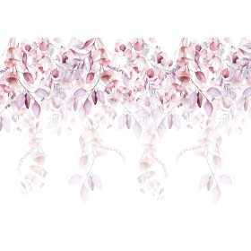 POSTERS PHOTO MURALE DESIGN MODERNE FEUILLES ROSE