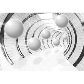 POSTERS PHOTO MURALE DESIGN MODERNE TUNELLE 3D