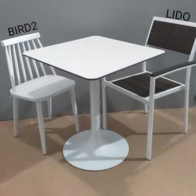 TABLE CARRÉE TUNISIE ALUMUNIUM ELEPHANT H75