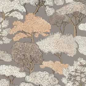 PAPIER PEINT TUNISIE FORÊT ENCHANTÉE BEIGE FOND TAUPE PAPIER PEINT TUNISIE FORÊT ENCHANTÉE BEIGE FOND TAUPE