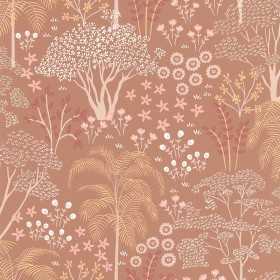 PAPIER PEINT VEGETAL TUNISIE EDEN TERRACOTTA