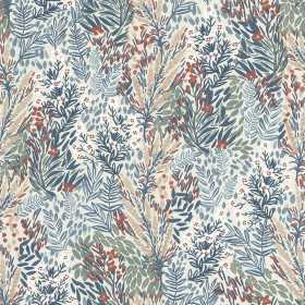 PAPIER PEINT JARDIN FLEURI BLEU ET ROUGE PAPIER PEINT JARDIN FLEURI BLEU ET ROUGE