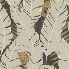 PAPIER PEINT TUNISIE PANTHÈRE CACHÉE BEIGE