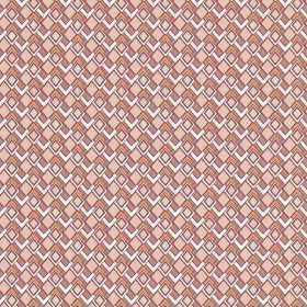 PAPIER PEINT TUNISIE LOSANGE RÉTRO TERRACOTTA