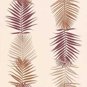 PAPIER PEINT TUNISIE FEUILLE PALME BEIGE