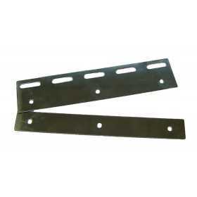 CHARNIÈRES INOX RIDEAUX LANIÉRE 400 mm CHARNIÈRES INOX RIDEAUX LANIÉRE 400 mm